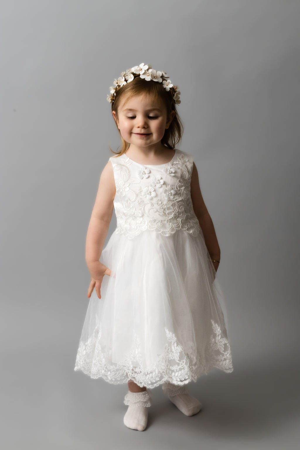 Bespoke flower girl dress Ireland 