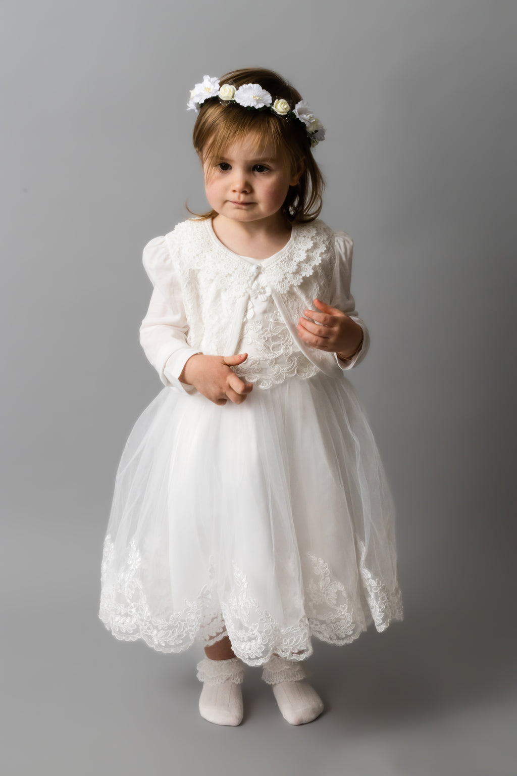 Shop lace flower girl dress Ireland 